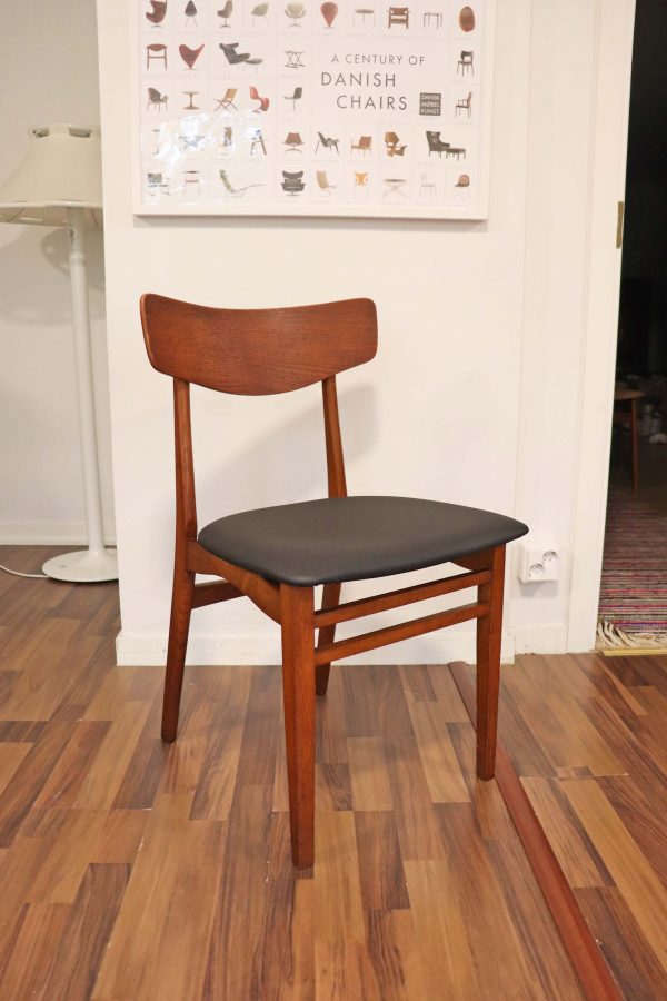 60 -luvun tanskalainen ruokapöydän tuoli