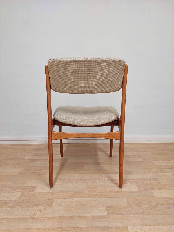 60-luvun massiiviteak tuoli malli no.49, Erik Buch, O. D. Møbler