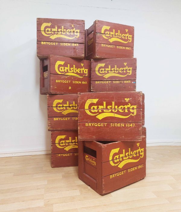 1920-luvun Carlsberg olutlaatikko