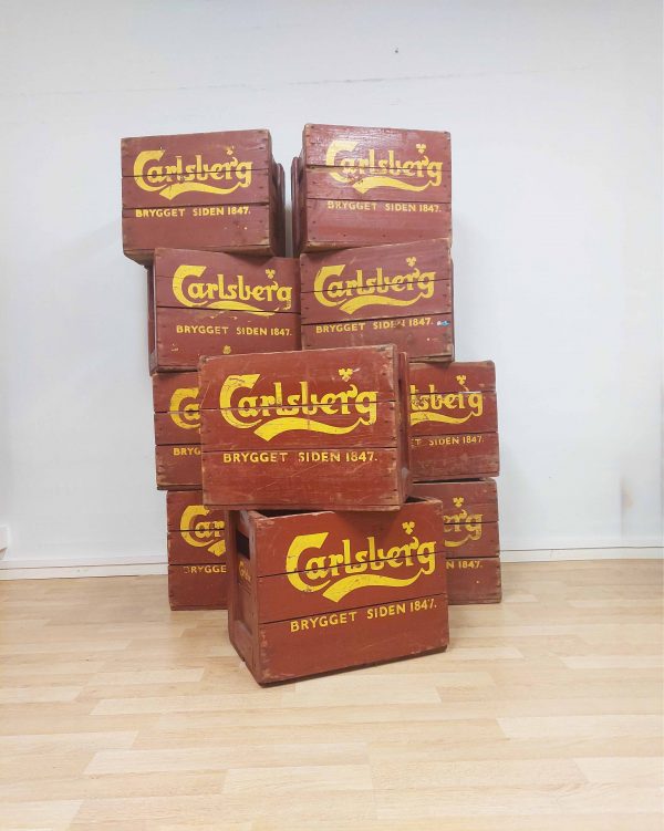 1920-luvun Carlsberg olutlaatikko