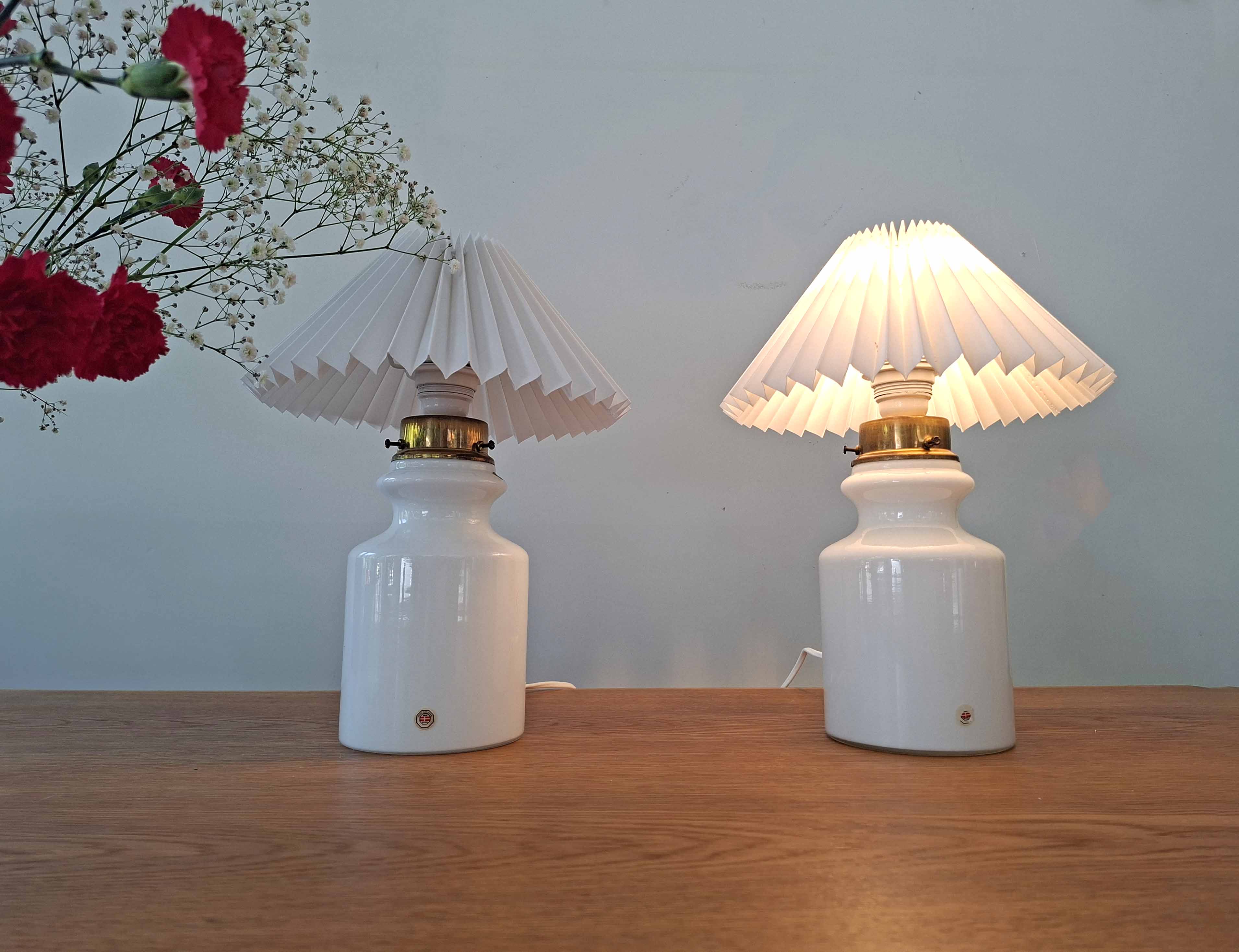 Maitolasiset pöytävalaisimet 1960 -luvulta, Odreco